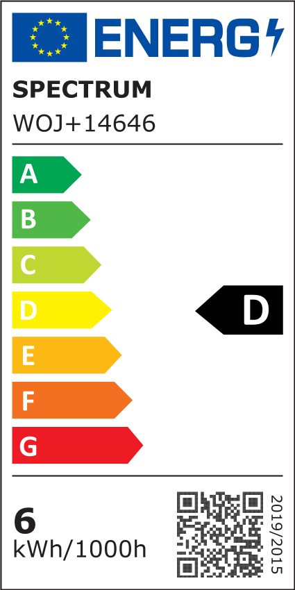 Spectrum 5.5W LED kertepære - C35, kultråd, dæmpbar, E14 (230V, 800lm, RA80, flicker free)