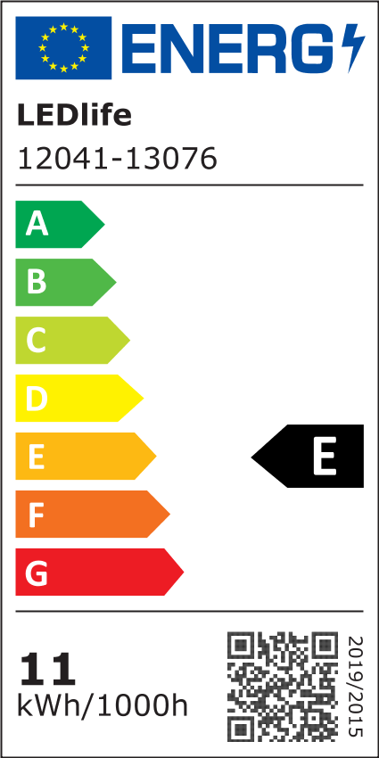 11W Sort/Hvid Indbygningsspot - RA92, Ø7,5 cm hul, Ø8,4 cm mål, dæmpbar, 230V, 1200lm, RA90