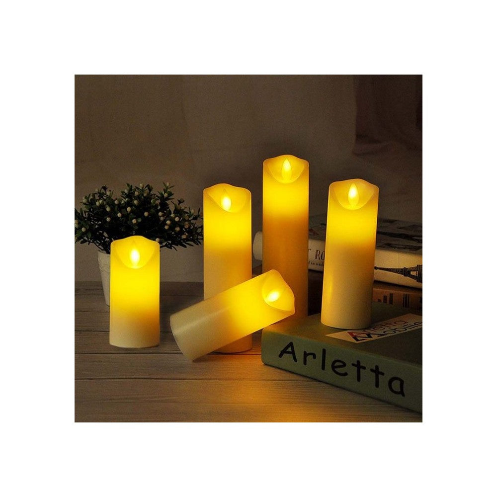 V-Tac LED bloklys - 20 cm høj, IP20 indendørs, batteri