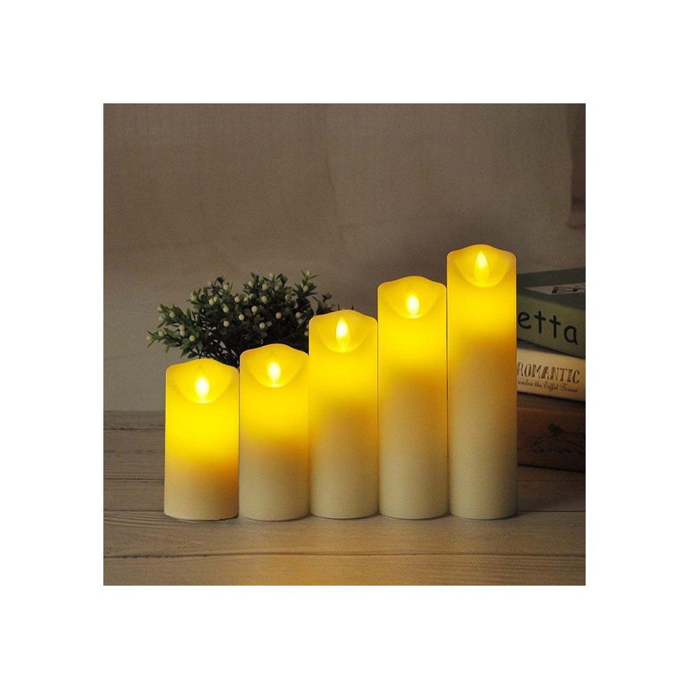 V-Tac LED bloklys - 20 cm høj, IP20 indendørs, batteri