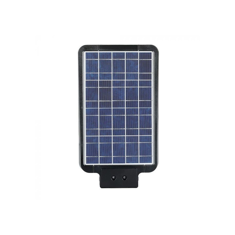 V-Tac 15W Solcelle gadelampe LED - Sort, inkl. solcelle, sensor, IP65