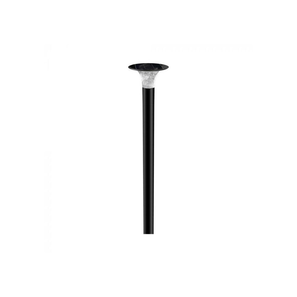V-Tac 15W Solcelle havelampe LED - Sort, Ø25.7 cm, solcelle, sensor, IP65, 3 års garanti