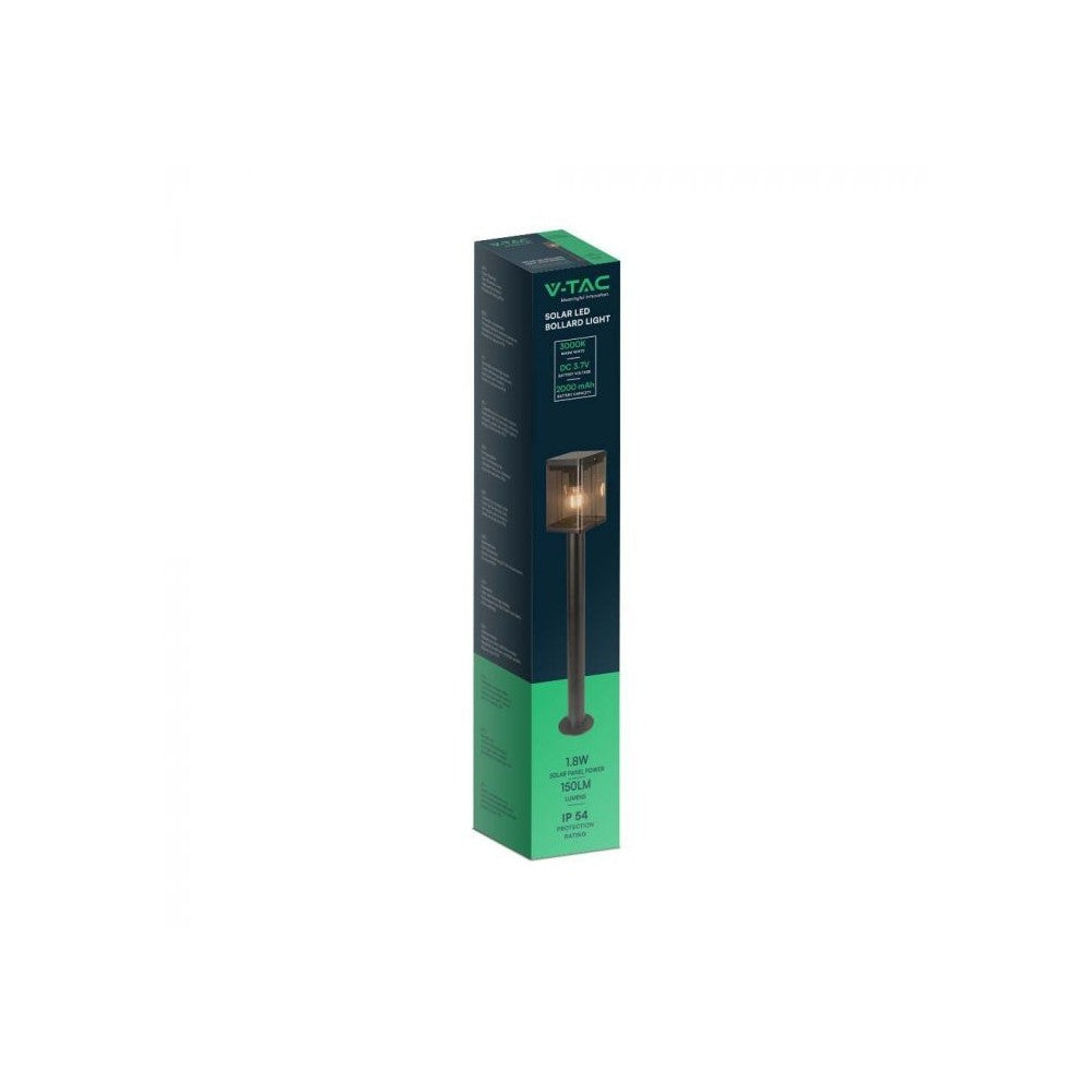 V-Tac 2.5W Solcelle Havelampe LED - Sensor, IP54, 150lm, RA80