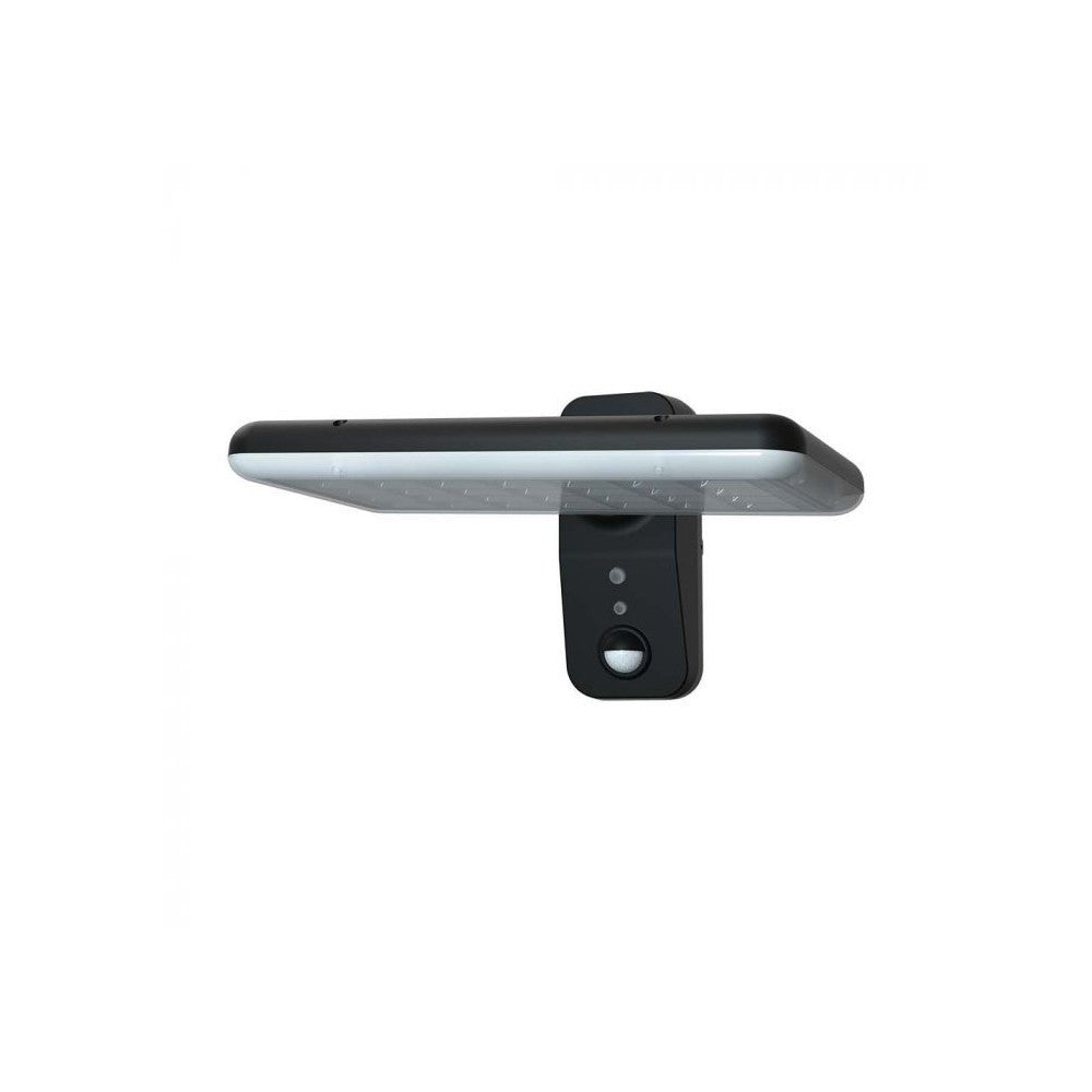 V-Tac 15W Solcelle væglampe LED - Sort, sensor, IP65, 2000lm (3 års producentgaranti)