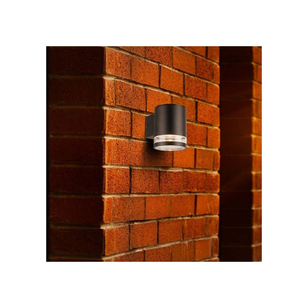 V-Tac 0.55W Solcelle Væglampe LED - Sort, IP54, 70lm, 3 års producentgaranti