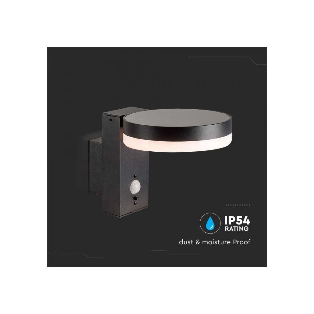 V-Tac Solcelle Væglampe LED med Sensor - 5.5W, IP54