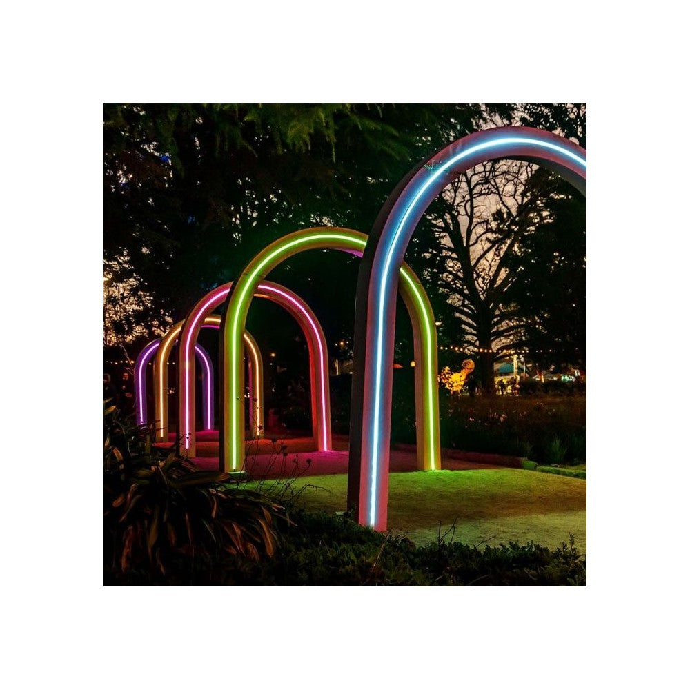 V-Tac 1.2W Solcelle LED RGB strip - 5 meter, fjernbetjening, IP67