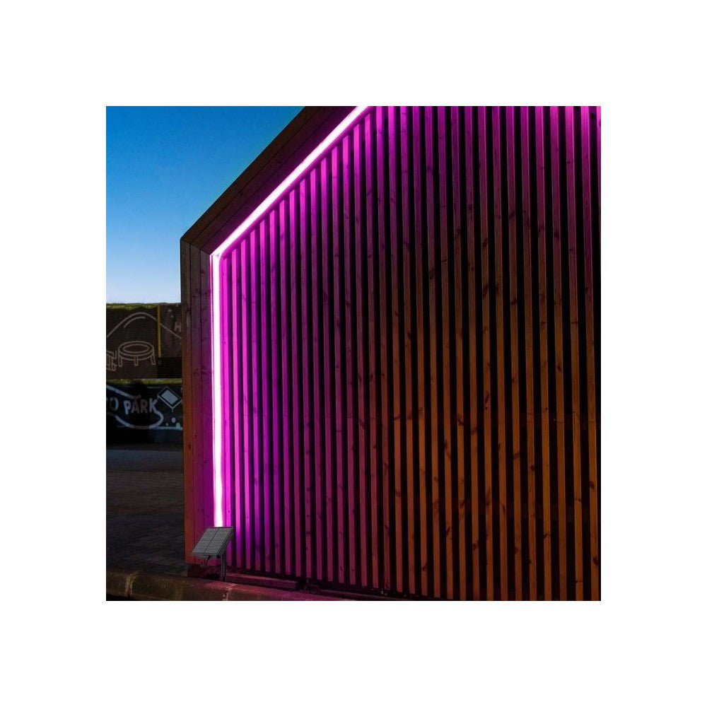 V-Tac 1.2W Solcelle LED RGB strip - 5 meter, fjernbetjening, IP67
