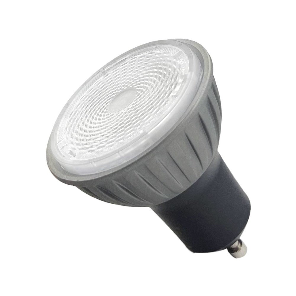 Justerbar LED-spot med GU10 fatning, 7,5W og 230V input, 520lm, RA97, justerbar spredning.
