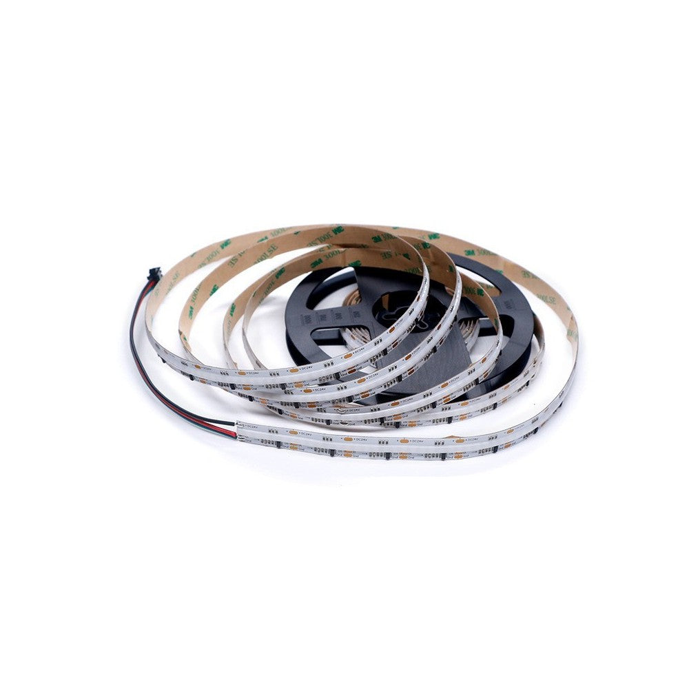 Trappe RGB LED stripsæt - 2x5m, 16W, 24V, IP30, med sensor og fjernbetjening