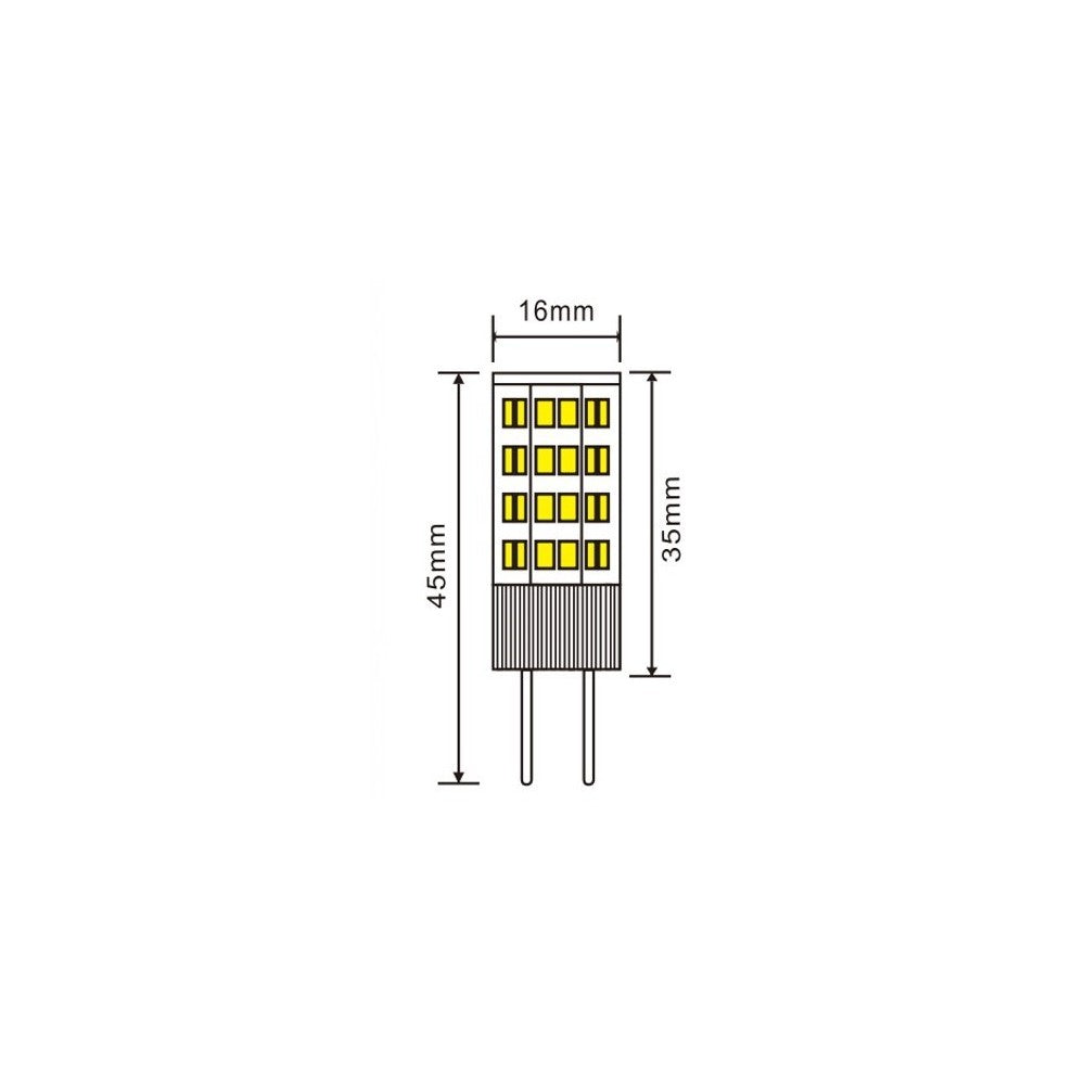 LEDlife 3W Dæmpbar LED-pære til GY6.35 fatning - Erstatter 28W, 12V, 370lm, RA80