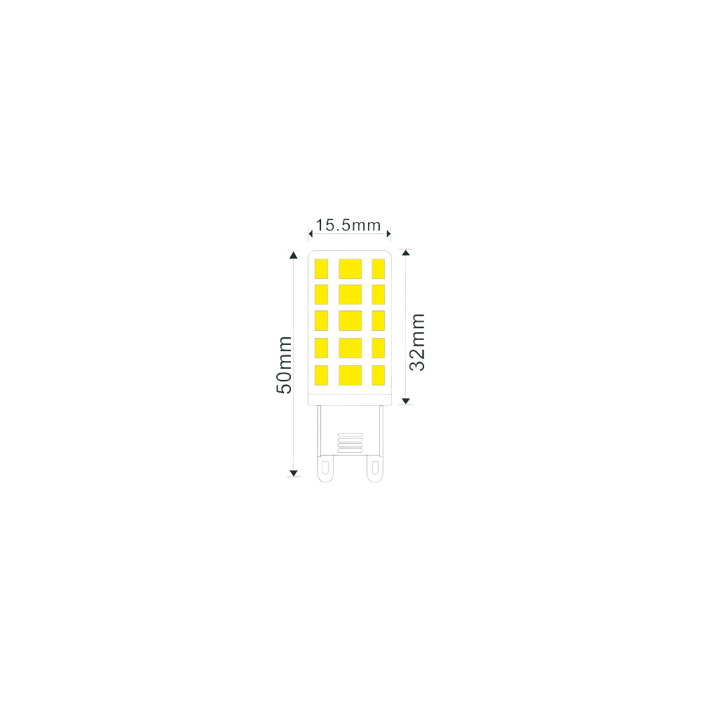 LEDlife 3,5W LED pære med G9 fatning - 230V, 400lm, RA80