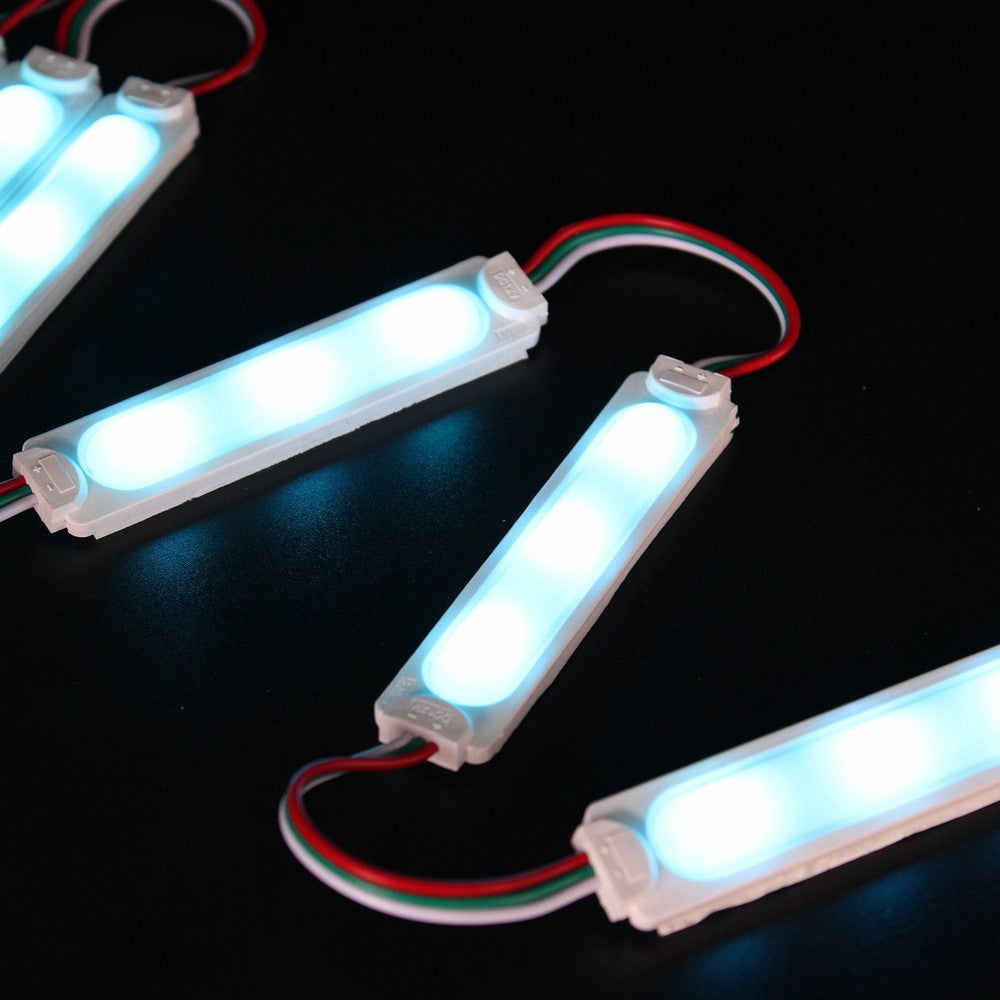 Vandtæt RGBIC LED modul - 20 stk, 2W, IP65, 12V, til skilte og special løsninger