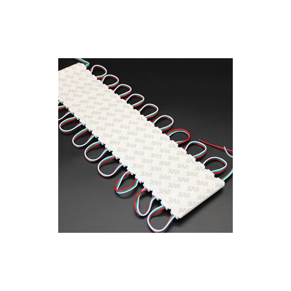 Vandtæt RGBIC LED modul - 20 stk, 2W, IP65, 12V, til skilte og special løsninger
