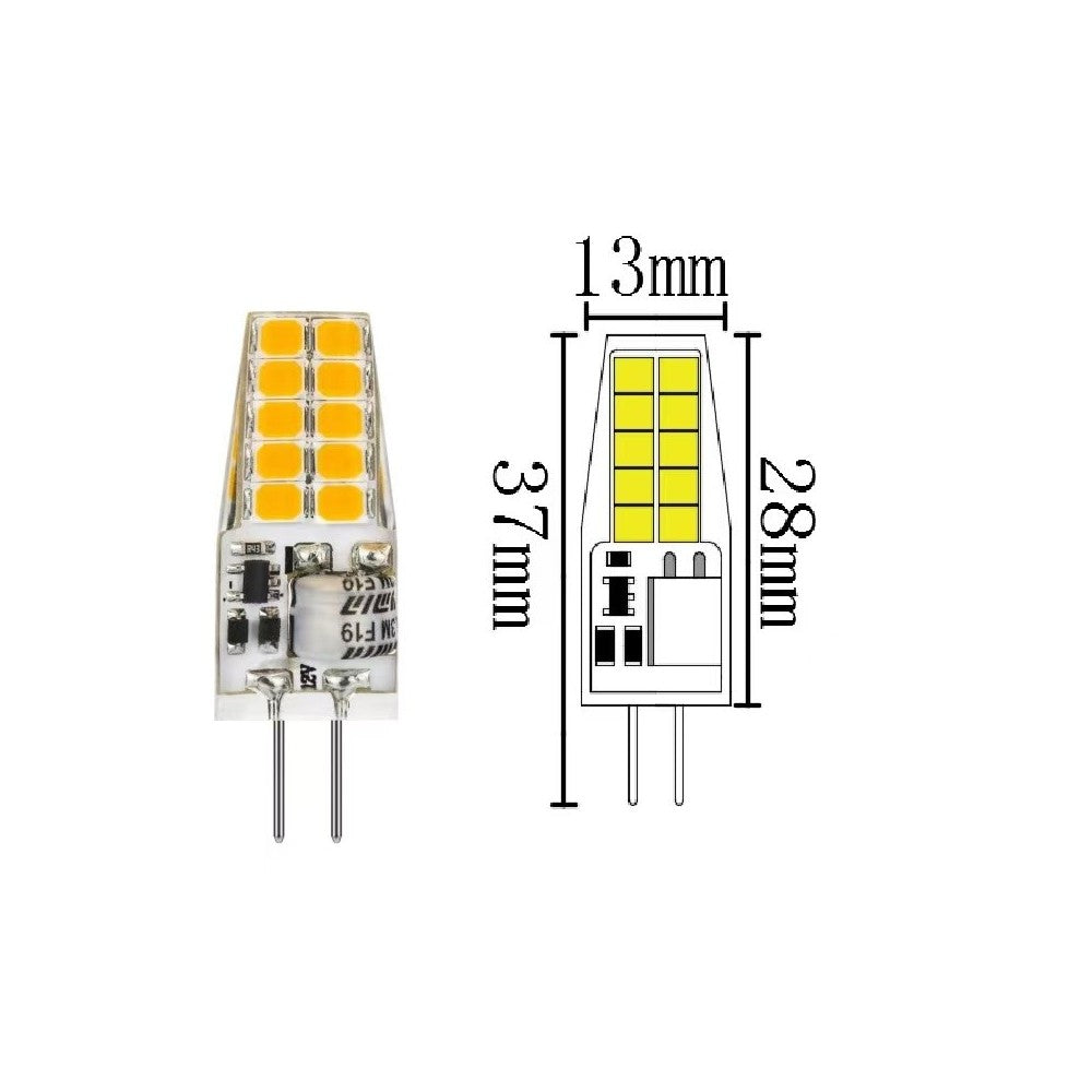 LEDlife 2,2W Dæmpbar LED pære med GY6.35 fatning til 12V AC/DC systemer - 260lm, RA80