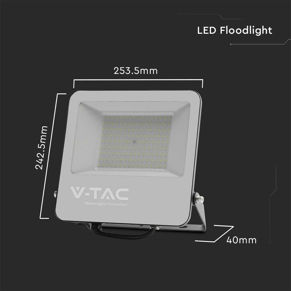 V-Tac 100W LED udendørs arbejdslampe - 185LM/W, IP65, 18500lm