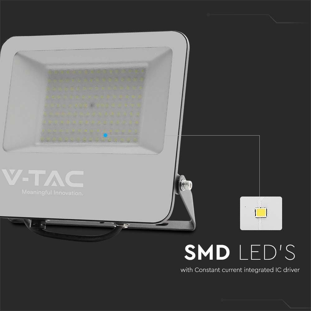 V-Tac 100W LED projektør - 160LM/W, arbejdslampe, udendørs, IP65