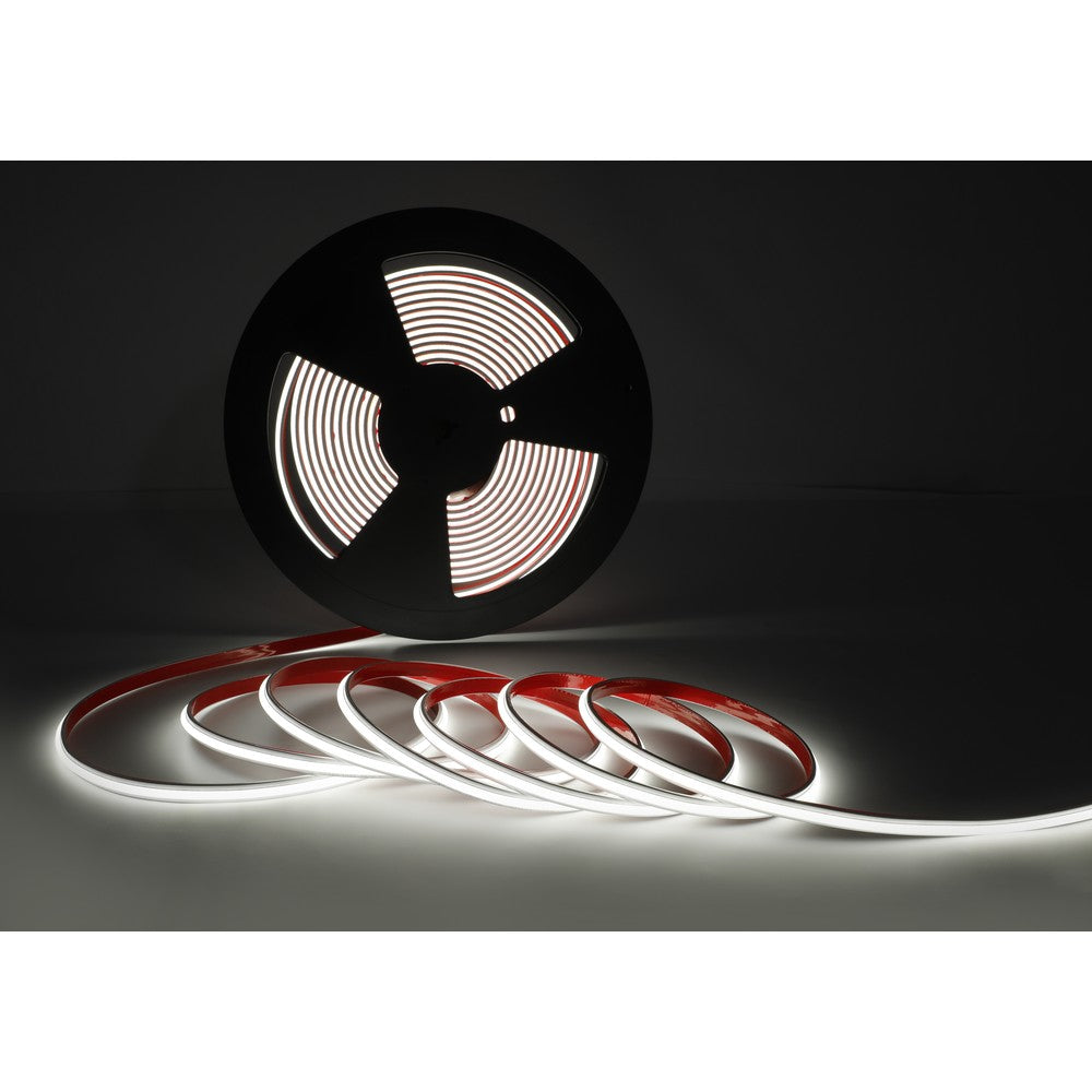 15W/m COB-LED-stribe - 5m, IP68, 240 LED pr. meter, 24V, COB LED, høj kvalitet, vandtæt