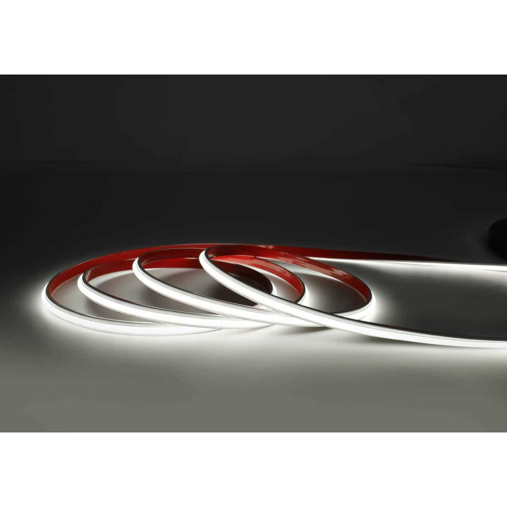 15W/m COB-LED-stribe - 5m, IP68, 240 LED pr. meter, 24V, COB LED, høj kvalitet, vandtæt