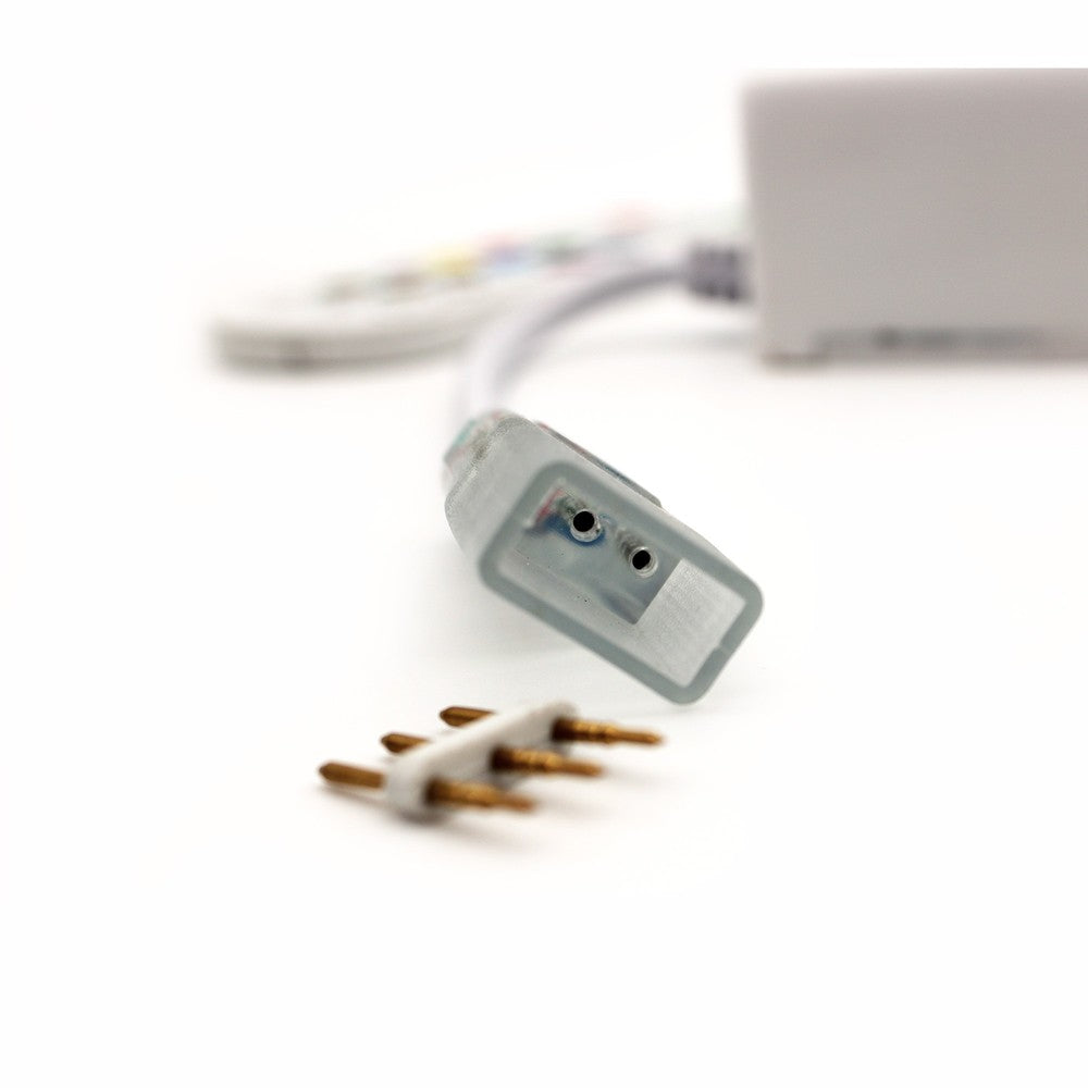 RGBIC WiFi kontroller med fjernbetjening - Til IP67 RGBIC 24V LED strips.