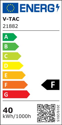 V-Tac 40W LED nedhængt loftarmatur inkl. lyskilde - 120cm, Samsung LED chip, 230V, 5 års garanti