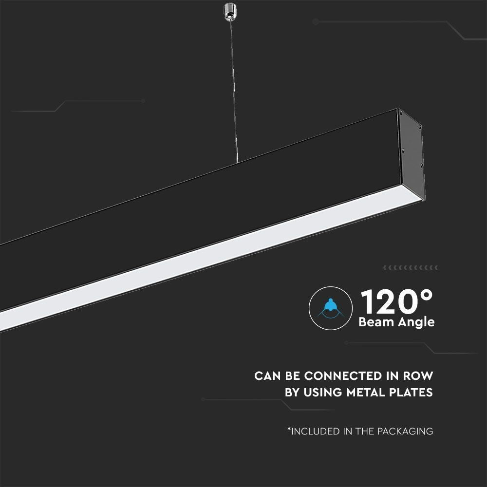 V-Tac 40W LED nedhængt loftarmatur inkl. lyskilde - 120cm, Samsung LED chip, 230V, 5 års garanti