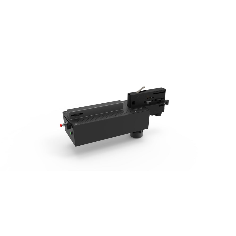 LED Nødbelysning til Skinne - Sort, 3W, 3 Timers Batteri, 320lm, 230V Input, Til 3-Faset Skinner