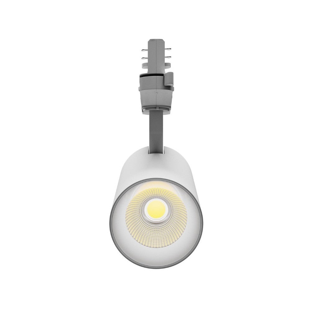 Spectrum hvid skinnespot - To spredningsgrader, RA90, 3-faset, 15/50W, 230V, 1500/2500lm, RA90.