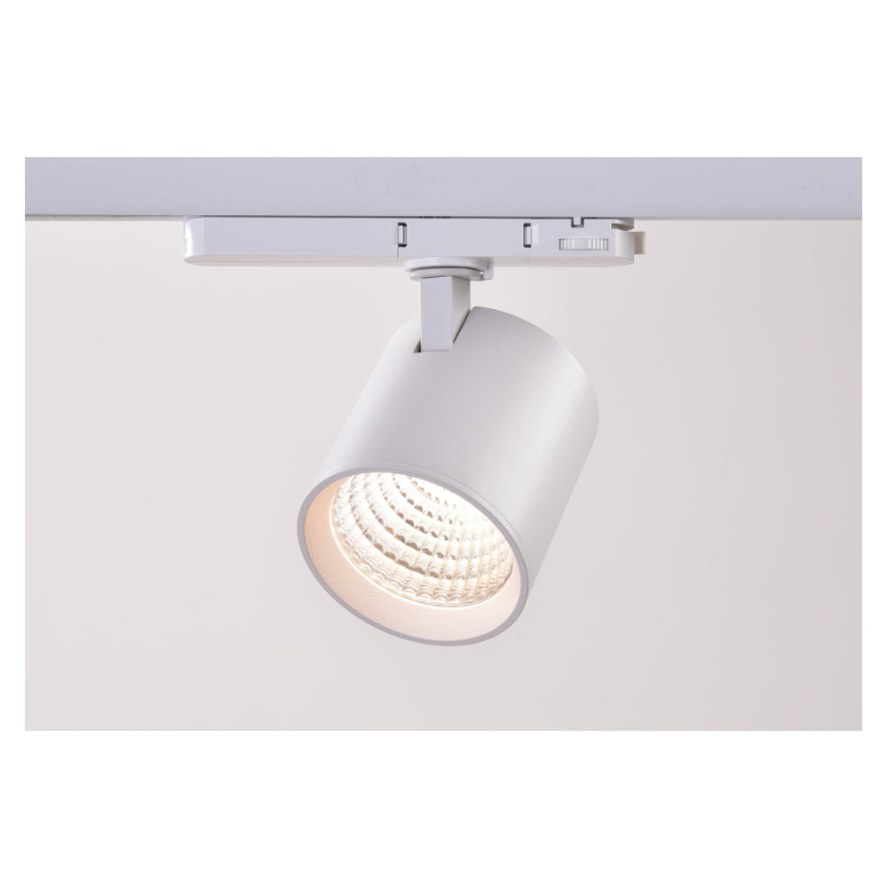 LEDlife hvid skinnespot 30W - CASAMBI dæmpbar, RA90, 170lm/w, 3-faset, flicker free