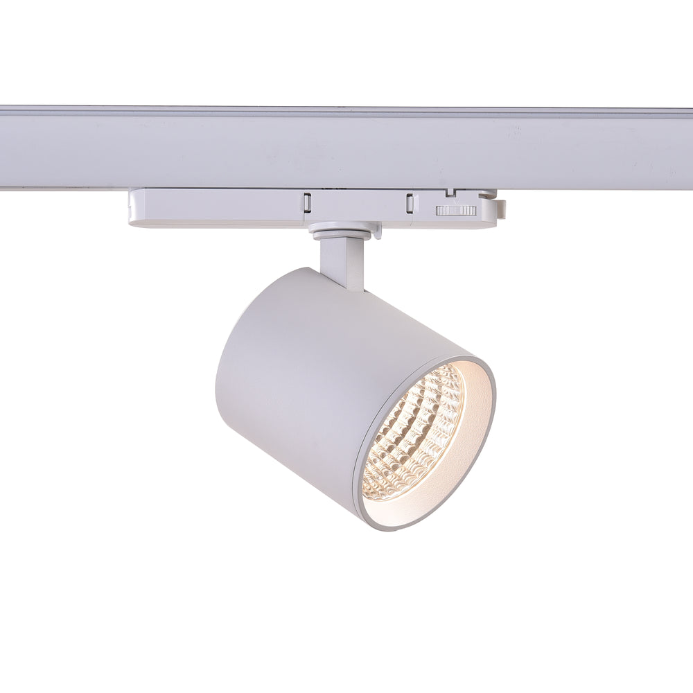 LEDlife Hvid Skinnespot 20W - Høj Lysstyrke 175lm/w, RA93, 3-Faset - Erstatter 85W, Input 230V, 3500lm, RA90