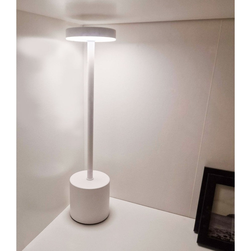 Kobber LED bordlampe - Opladelig, Touch-dæmpbar, CCT, IP54 - Inde/Ude - 3W, 300lm, RA80