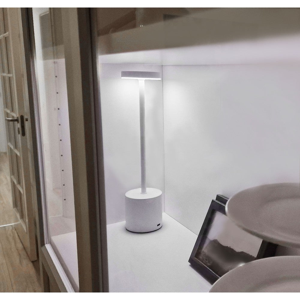 Kobber LED bordlampe - Opladelig, Touch-dæmpbar, CCT, IP54 - Inde/Ude - 3W, 300lm, RA80