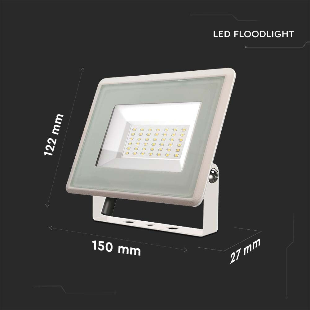 V-Tac 30W LED Projektør - Udendørs Arbejdslampe - 2510lm - RA70 - IP65