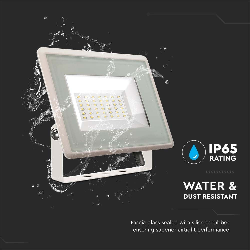 V-Tac 30W LED Projektør - Udendørs Arbejdslampe - 2510lm - RA70 - IP65
