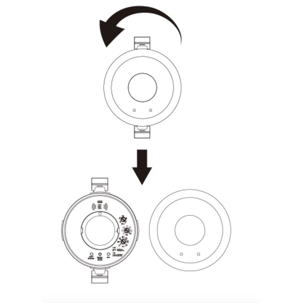 LEDlife rWave bevægelsessensor til indbygning - Mikrobølge/dagslyssensor, 1-10V
