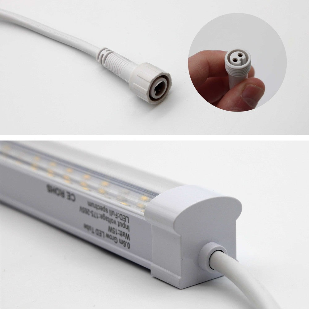 LEDlife Max-Grow 30W Vækstarmatur - 120 cm, 30W LED, Fuldt Spektrum, Vandtæt (IP65)