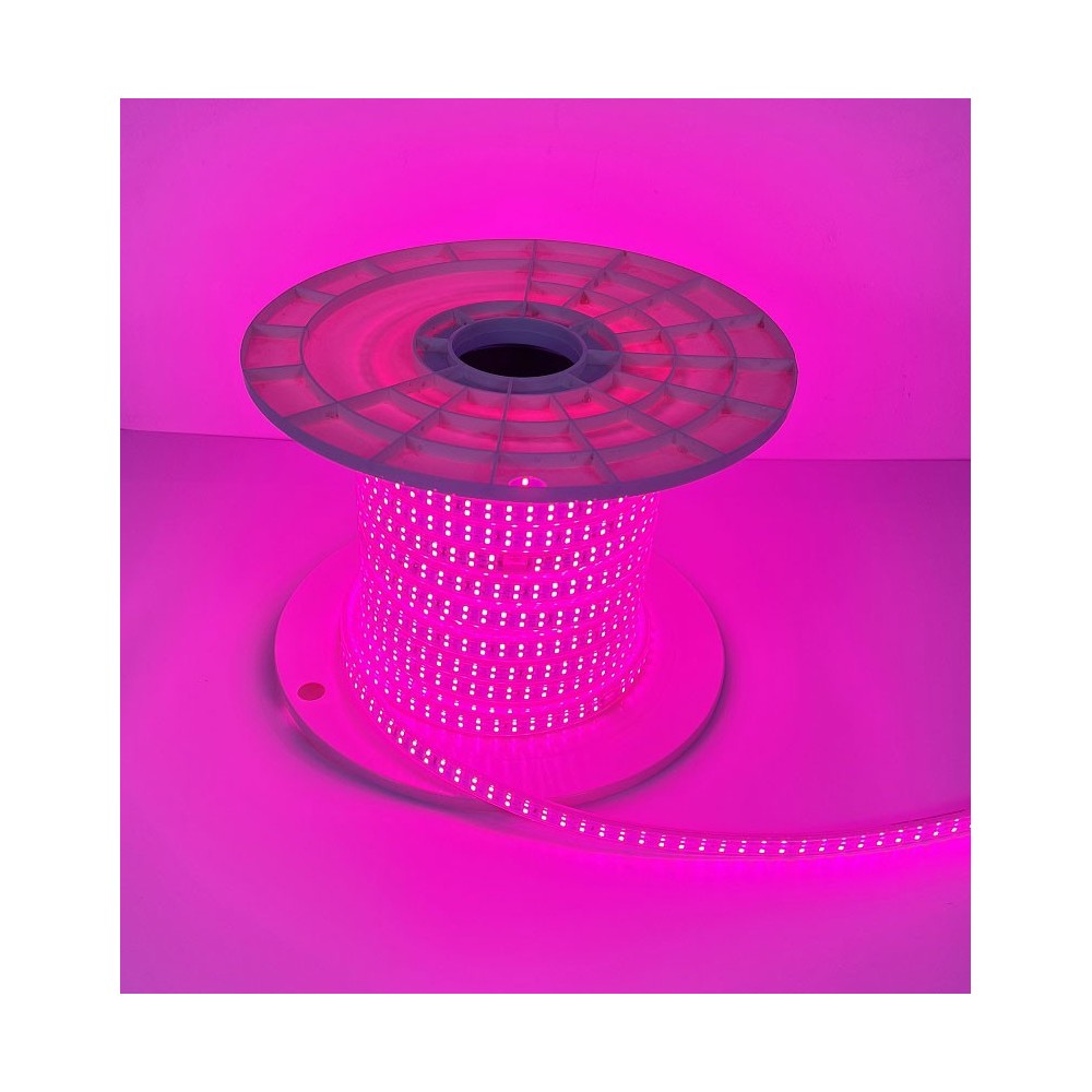 5 meter vandtæt LED strip med 180 LED, 10W pr. meter - IP67, 230V