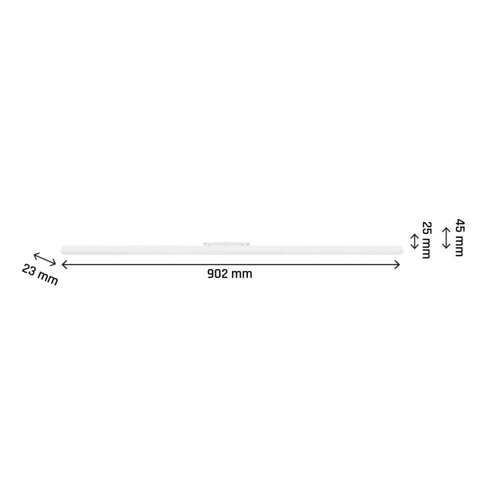 Spectrum SHIFT lysskinne 22W - Hvid, RA90, 100 grader, 2300lm