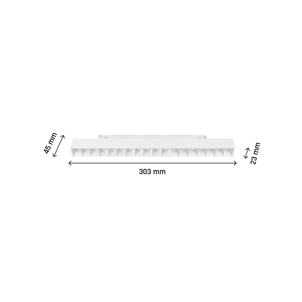 Spectrum SHIFT Grid 17W - Hvid, RA90, 35 grader, UGR19 LED-panel - Høj farvegengivelse til professionel belysning, 17W, 48V input, 1700lm