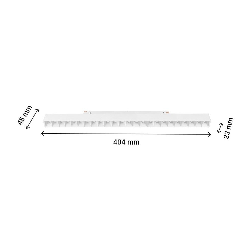 Spectrum SHIFT Grid 22W - Hvid, RA90, 35 grader, UGR19 med 2250lm og 48V input