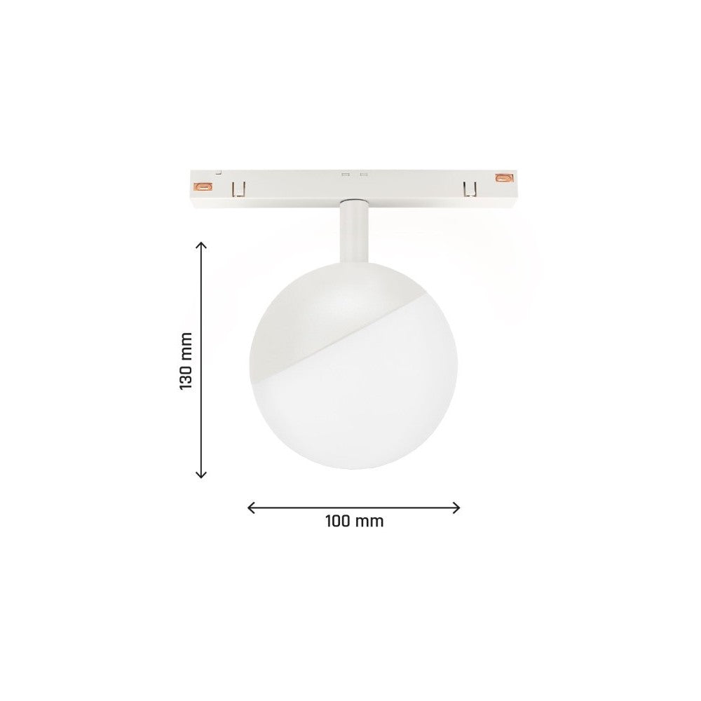 Spectrum SHIFT Globe 5W LED-pære - Hvid, RA90, 165 grader spredning, 550lm, 48V input