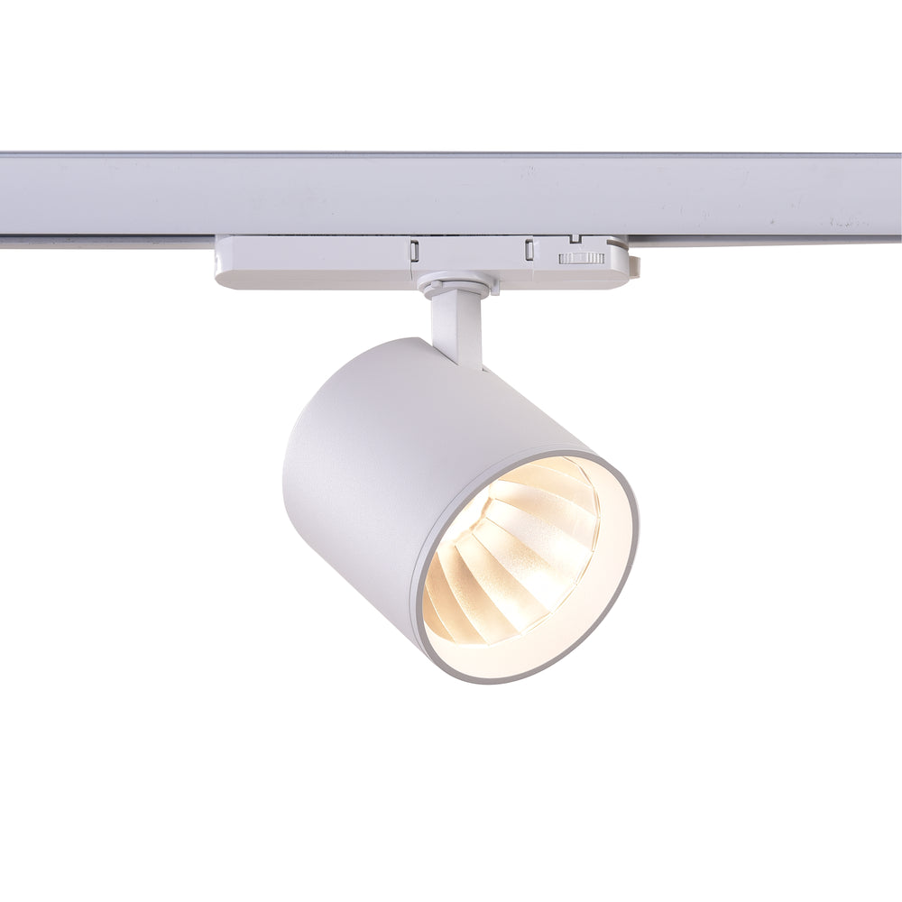 LEDlife 30W vækst skinnespot i hvid farve med 3-faset system - Effekt: 30W, Input: 230V, Lysstyrke: 2800lm, Farvegengivelse: RA95.