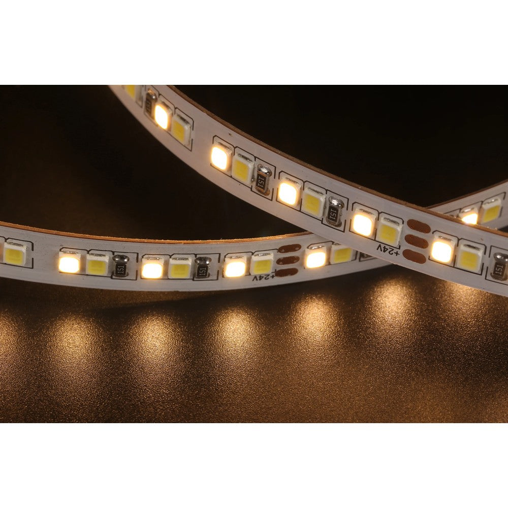 LEDlife 9,5W/m CCT LED strip RA94 - 10m, 24V, IP20, 192 LED pr. meter - Høj kvalitet og lysstærk LED-stripe med 24V input