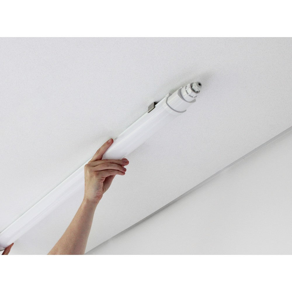 V-Tac Vandtæt LED armatur - 36W, 120 cm, IP65, 230V, 3900lm