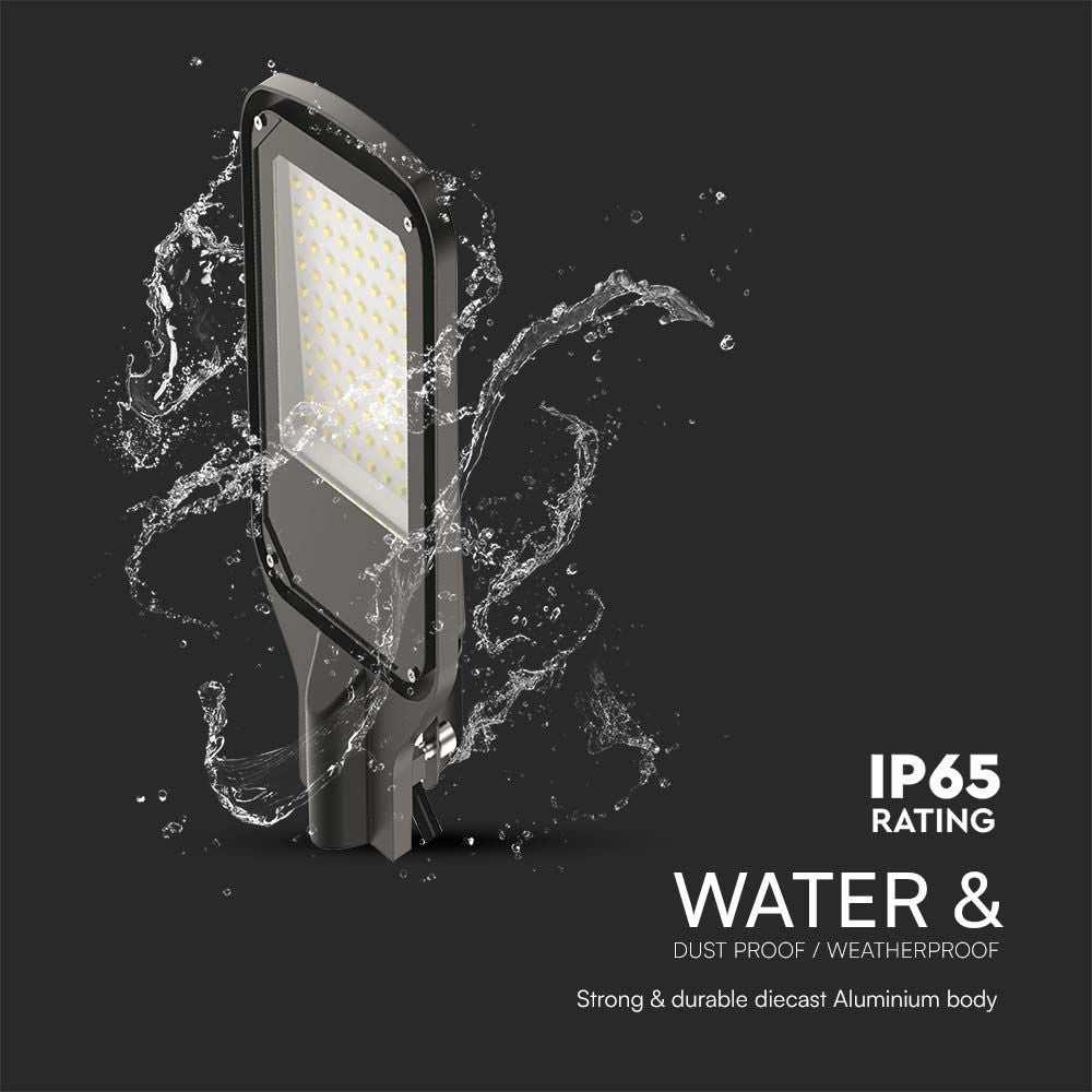 V-Tac 100W LED gadelampe - Ø40mm, Vandtæt med høj lysstyrke og energibesparelse