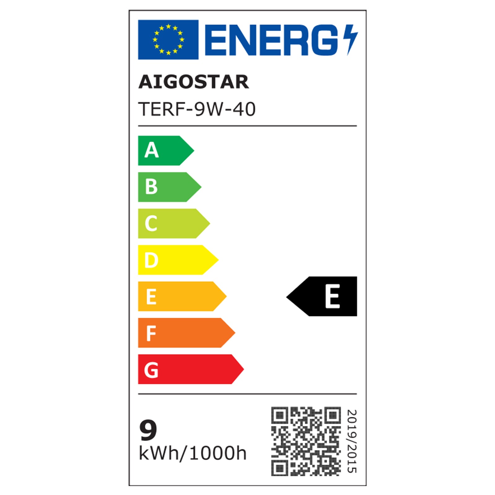 Bagbelyst Indbygningsspot LED E6 9W 4000K 1000lm - Kvadratisk, 230V, RA80, 3 års garanti
