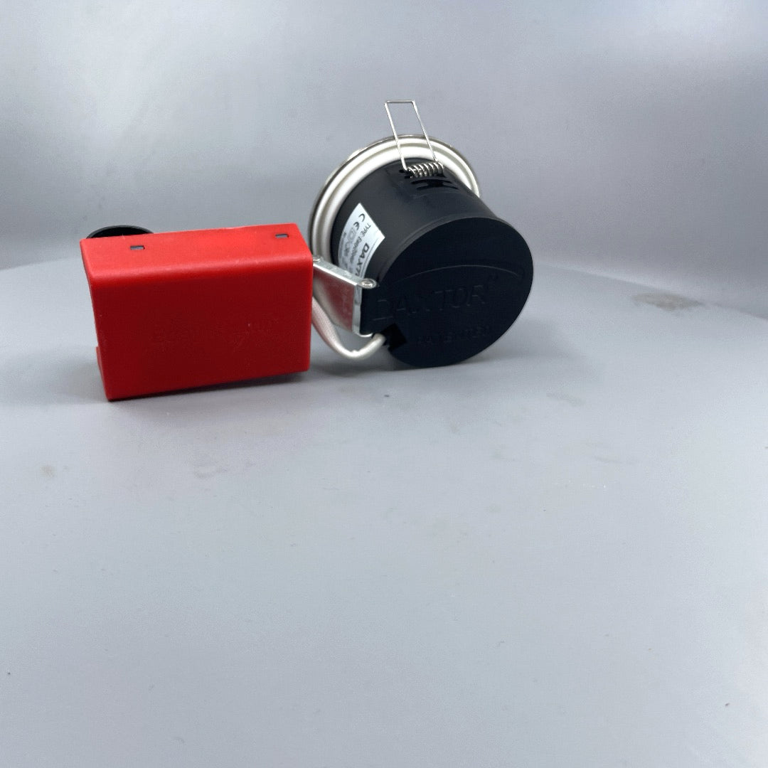 Daxtor Easy 2-Setup MR16 indbygningsspot Ø87 mm – børstet stål (360° frame 12)