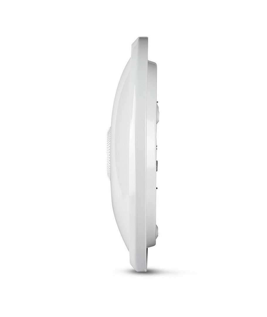V-Tac 12W LED sensorlampe - Samsung LED chip, PIR sensor, IP20 indendørs, 230V, inkl. lyskilde - Erstatning for 60W - 5 års garanti