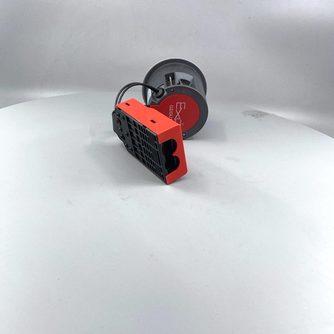 EXO 66 Udendørs indbygningsspot rund børstet aluminum (360° frame 13)