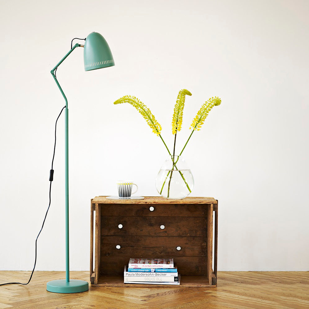 Superliving Dynamo Gulvlampe E14 H139 Ø16, mat grøn